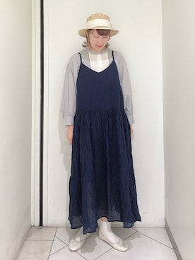 「ゆべしコラボ」｜「アイテム（パンプス）」を使った、sakura✿さん（レディース・158cm）の春コーディネート