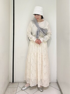 「シャギー」｜「アイテム（帽子）」を使った、sakura✿さん（レディース・158cm）の冬コーディネート