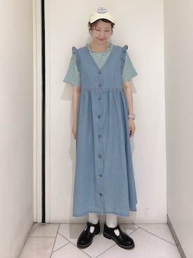 「アイテム（その他シューズ）」を使った、sakura✿さん（レディース・158cm・20代）の夏コーディネート