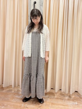 「ehka sopo（エヘカソポ）のアイテム（バレエシューズ）」を使った、sakura✿さん（レディース・158cm）の夏コーディネート