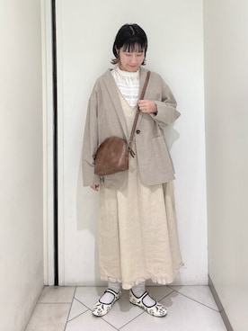 「アイテム（ドレスシューズ）」を使った、sakura✿さん（レディース・158cm）の春コーディネート