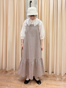 「ehka sopo（エヘカソポ）のアイテム（バレエシューズ）」を使った、sakura✿さん（レディース・158cm）の春コーディネート