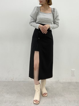 ホソヤヤスコさん(レディース・161cm)の春コーディネート