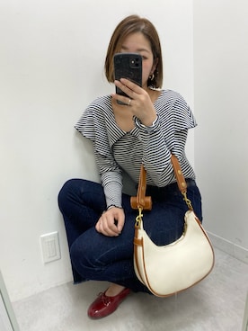 ホソヤヤスコさん（レディース・161cm）の春コーディネート