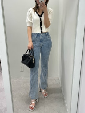 ホソヤヤスコさん（レディース・161cm）の春コーディネート