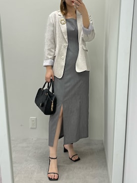 ホソヤヤスコさん(レディース・161cm)の春コーディネート