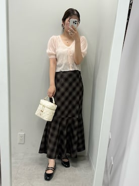 ホソヤヤスコさん（レディース・161cm）の夏コーディネート