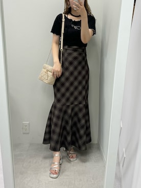 ホソヤヤスコさん（レディース・161cm）の夏コーディネート