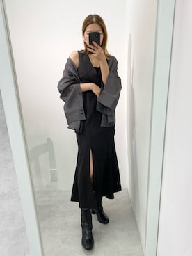 ホソヤヤスコさん（レディース・161cm）の夏コーディネート