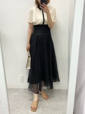 ホソヤヤスコさん（レディース・161cm）の春コーディネート