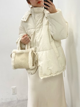 ホソヤヤスコさん（レディース・161cm）の冬コーディネート