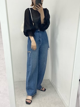 ホソヤヤスコさん（レディース・161cm）の夏コーディネート