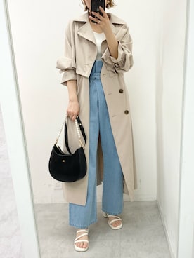 ホソヤヤスコさん（レディース・161cm）の春コーディネート