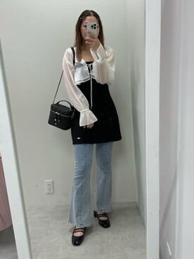 ホソヤヤスコさん（レディース・161cm）の秋コーディネート