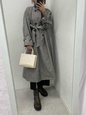 ホソヤヤスコさん（レディース・161cm）の冬コーディネート