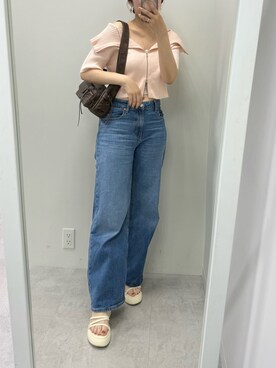 ホソヤヤスコさん（レディース・161cm）の夏コーディネート