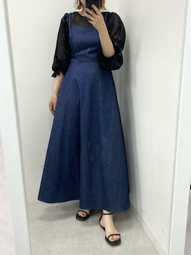 ホソヤヤスコさん（レディース・161cm）の夏コーディネート