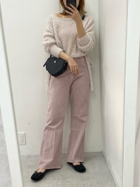 ホソヤヤスコさん（レディース・161cm）の秋コーディネート