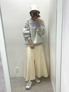 ホソヤヤスコさん（レディース・161cm）の春コーディネート