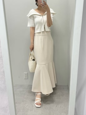 ホソヤヤスコさん（レディース・161cm）の夏コーディネート