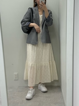 ホソヤヤスコさん(レディース・161cm)の春コーディネート
