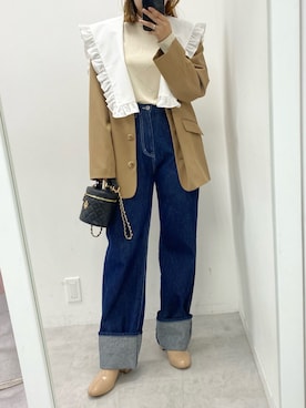 ホソヤヤスコさん（レディース・161cm）の夏コーディネート