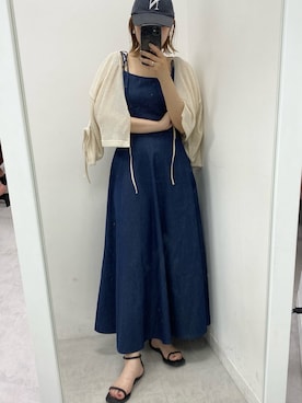 ホソヤヤスコさん（レディース・161cm）の夏コーディネート