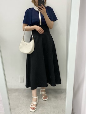 ホソヤヤスコさん（レディース・161cm）の春コーディネート