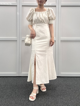 ホソヤヤスコさん（レディース・161cm）の夏コーディネート