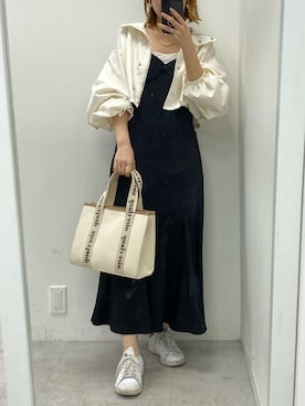 ホソヤヤスコさん（レディース・161cm）の春コーディネート