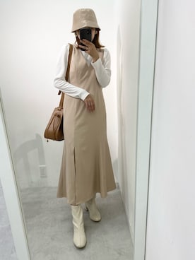 ホソヤヤスコさん（レディース・161cm）の夏コーディネート