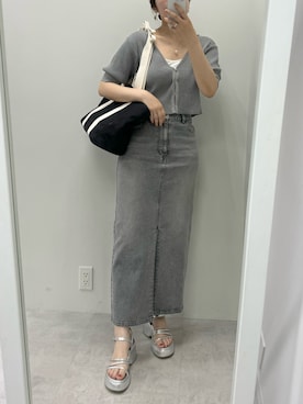 ホソヤヤスコさん（レディース・161cm）の夏コーディネート