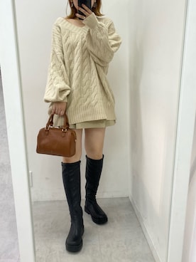 ホソヤヤスコさん(レディース・161cm)の秋コーディネート