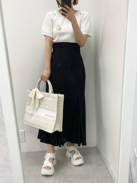 ホソヤヤスコさん（レディース・161cm）の春コーディネート