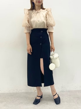 ホソヤヤスコさん（レディース・161cm）の夏コーディネート