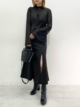 ホソヤヤスコさん（レディース・161cm）の夏コーディネート