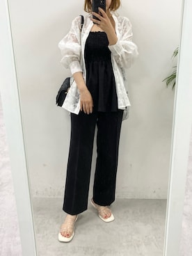 ホソヤヤスコさん（レディース・161cm）の春コーディネート