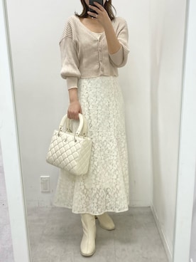 ホソヤヤスコさん（レディース・161cm）の冬コーディネート