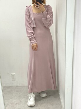 ホソヤヤスコさん（レディース・161cm）の冬コーディネート