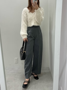 ホソヤヤスコさん（レディース・161cm）の秋コーディネート