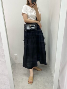 ホソヤヤスコさん（レディース・161cm）の夏コーディネート