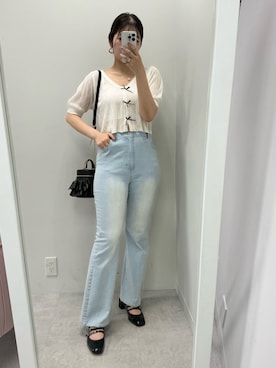 ホソヤヤスコさん（レディース・161cm）の夏コーディネート