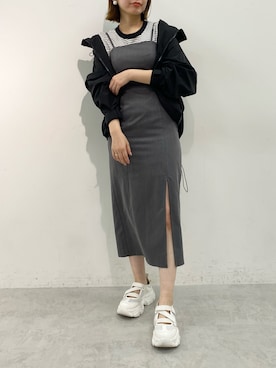 ホソヤヤスコさん(レディース・161cm)の春コーディネート