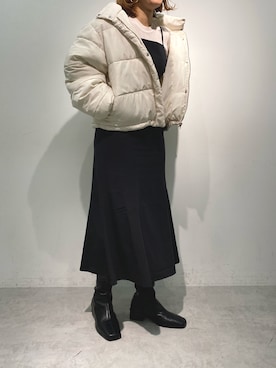 ホソヤヤスコさん（レディース・161cm）の秋コーディネート