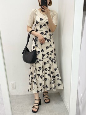 ホソヤヤスコさん（レディース・161cm）の春コーディネート