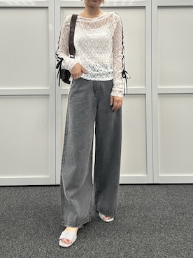 ホソヤヤスコさん（レディース・161cm）の夏コーディネート