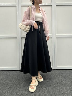 ホソヤヤスコさん（レディース・161cm）の夏コーディネート