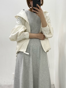 「LIMMSE（リムズ）のアイテム」を使った、ホソヤヤスコさん（レディース・161cm）の春コーディネート