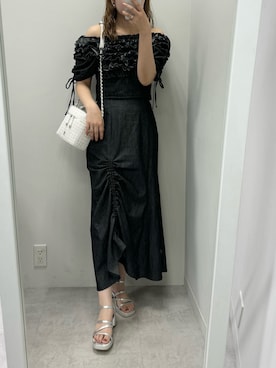 ホソヤヤスコさん（レディース・161cm）の夏コーディネート