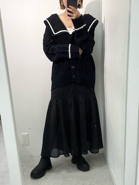 ホソヤヤスコさん(レディース・161cm)の冬コーディネート